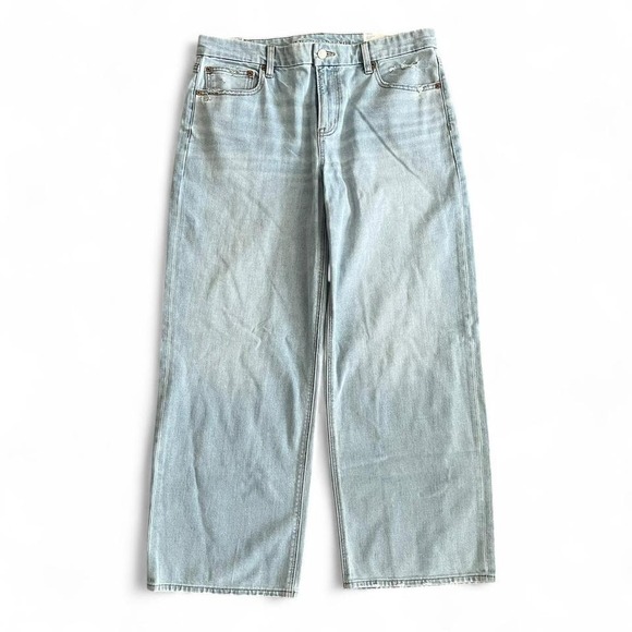 American Eagle Outfitters Denim - AE Curvy Stovepipe Jeans 14 Short NWOT Light Wash Stretch High Rise